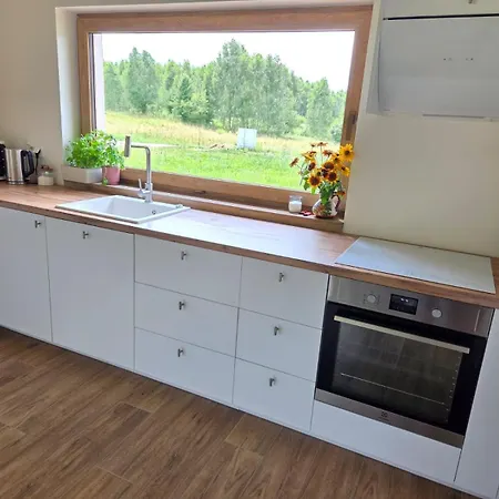 Hébergement de vacances Warminska Polana - Nowy, Caloroczny Dom Na 2 Ha Lace Dla 8 Osob -