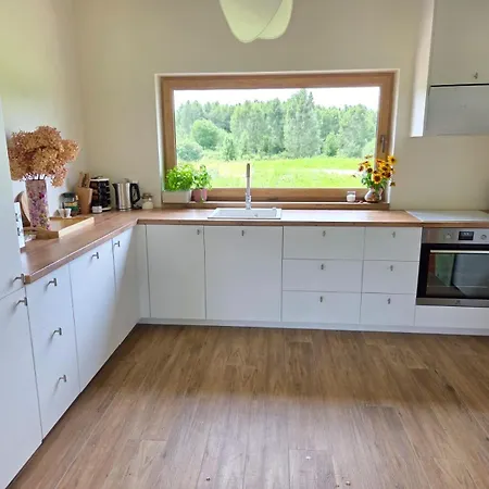 Warminska Polana - Nowy, Caloroczny Dom Na 2 Ha Lace Dla 8 Osob -