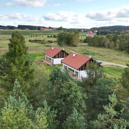 Warmińska Polana - Nowy, Całoroczny Dom Na 2 Ha łące Dla 8 Osób - *
