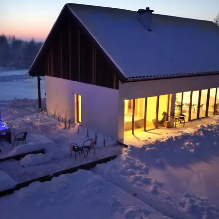 Hébergement de vacances Warminska Polana - Nowy, Caloroczny Dom Na 2 Ha Lace Dla 8 Osob -