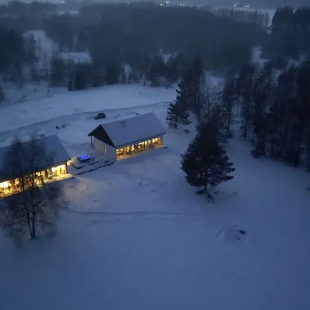 Hébergement de vacances Warminska Polana - Nowy, Caloroczny Dom Na 2 Ha Lace Dla 8 Osob -