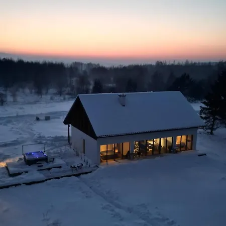 Warmińska Polana - Nowy, Całoroczny Dom Na 2 Ha łące Dla 8 Osób - * Gietrzwałd